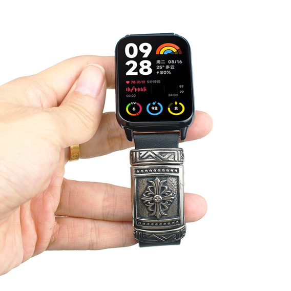 Шкіряний ремінець для Xiaomi Smart Band 8 Pro