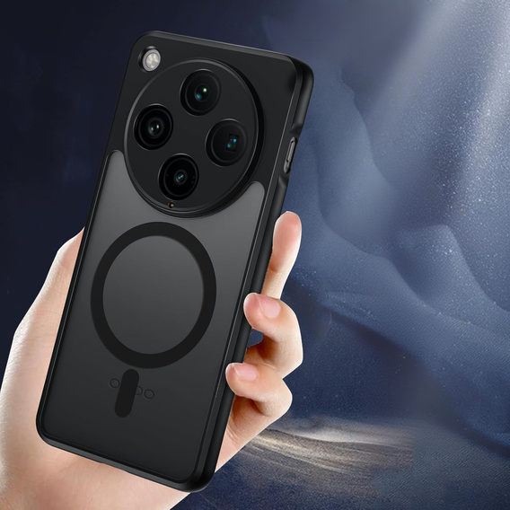 Чехол для Oppo Find X8 Pro, для MagSafe, ERBORD Matt Case, чёрный