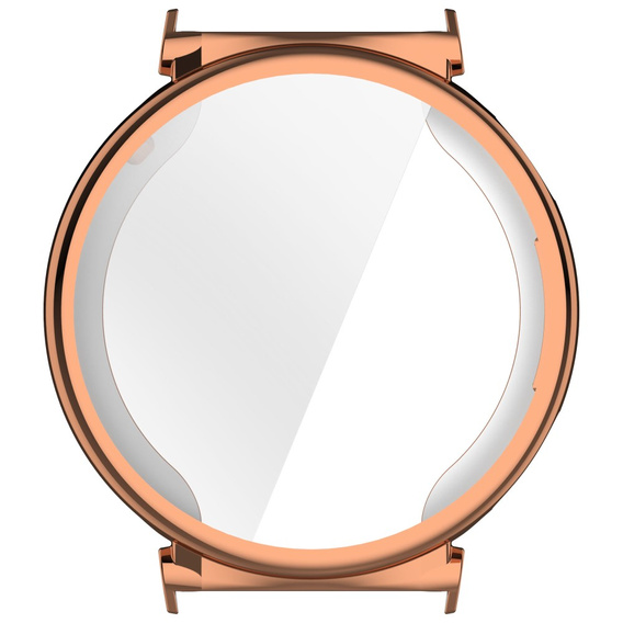 Чехол 2 в 1 с защитой экрана для Huawei Watch GT 5 Pro 42mm,  розовый rose gold
