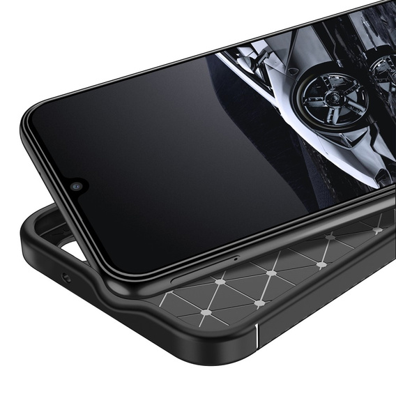 Чoхол до Samsung Galaxy A14 4G/5G, Carbon Gel, чорний