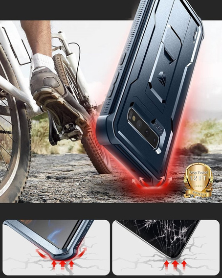 Броньований чохол для Samsung Galaxy S10 Plus, Dexnor Full Body, м'яти