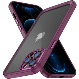 Чохол для iPhone 12 Pro Max, ERBORD Impact Guard, бордовий