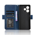 Футляр з клапаном для Oppo A5 Pro 5G, Card Slot, темно-синій