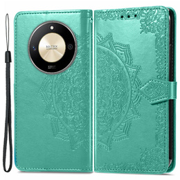 Чохол-книжка для Honor Magic 6 Lite 5G, Mandala, зелений