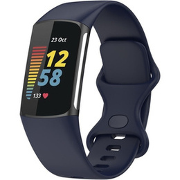 Резиновый браслет Softband для Fitbit Charge 5 - Dark Blue