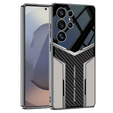 Чехол до Samsung Galaxy S25 Ultra, GKK Leather, чёрный