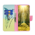 Откидной чехол для Motorola Edge 40 Neo, Wallet, feather, синий