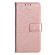 Чохол-книжка для Oppo A17, Mandala, рожевий rose gold