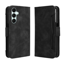 Чохол-футляр для Oppo Reno 14F, слот для карток, гаманець, чорний