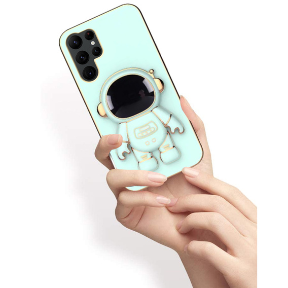 Чехол до Samsung Galaxy S23 Ultra, Astronaut, зелёный