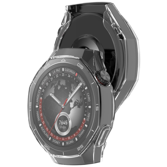 Чехол 2 в 1 с защитой экрана для Huawei Watch GT 5 Pro 46mm, прозрачный