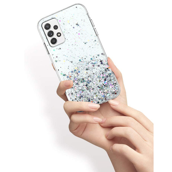 Чoхол до Samsung Galaxy A52 / A52s, Glittery, прозорий