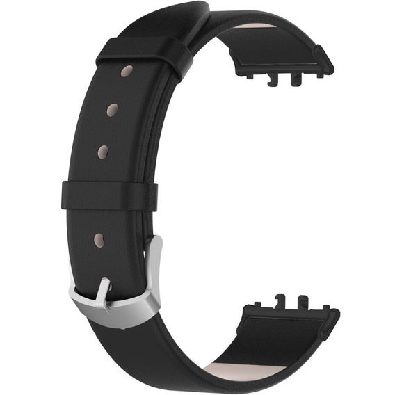 Кожаный ремешок для Samsung Galaxy Fit 3, черный