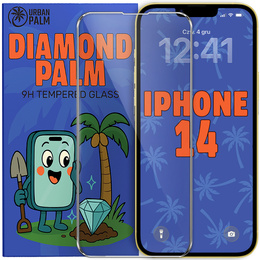 Закаленное стекло Diamond Palm для iPhone 14