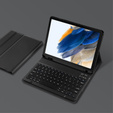 Чохол + клавіатура Samsung Galaxy Tab A8 10.5, Leather Pen Slot, чорний