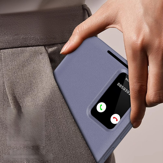 Флип-кейс для Samsung Galaxy S25 Ultra, Smart View Wallet, фиолетовый