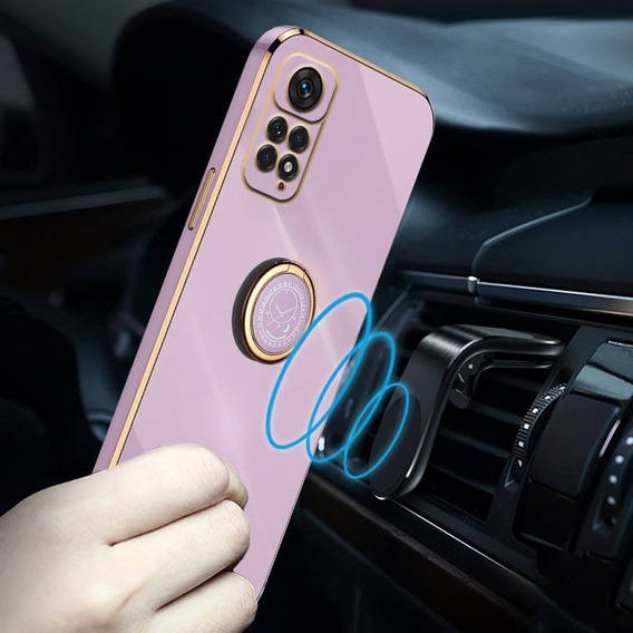 Чoхол до Xiaomi Redmi Note 11 Pro 4G/5G, Electro Ring, фіолетовий
