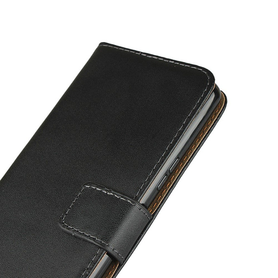 Откидной чехол для Sony Xperia 10 II, Case Genuine Leather, чёрный