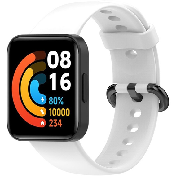 Силиконовый ремешок для Xiaomi Redmi Watch 2 Lite, White