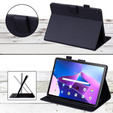 Чехол для Lenovo Tab M10 Plus 10.6 Gen 3, с клапаном, animal, чёрный