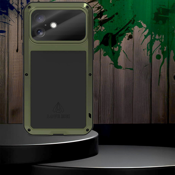 Броньований чохол із загартованим склом для iPhone 17