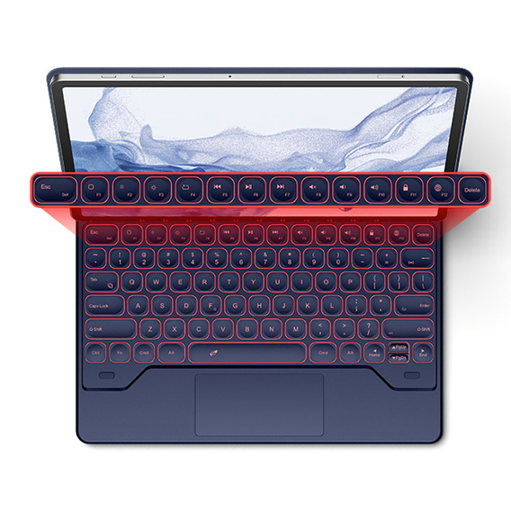 Обкладинка для клавіатури Samsung Galaxy Tab S10+/ S9+/ S8+/ S7+/ S7 FE, Dexnor Magnetic Keyboard Touchpad, м'яти