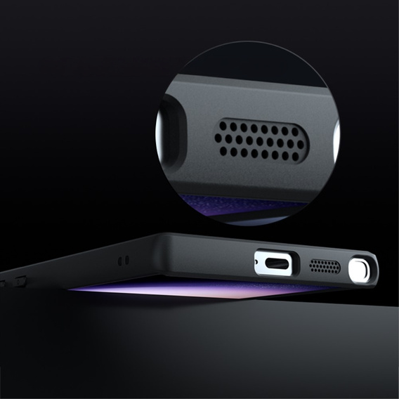 Чохол ERBORD для Samsung Galaxy S24 Ultra, Fusion Hybrid Case, для MagSafe, чорний