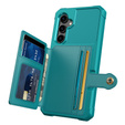Чехол для Samsung Galaxy S23 FE, Card Holder Kickstand, зелёный