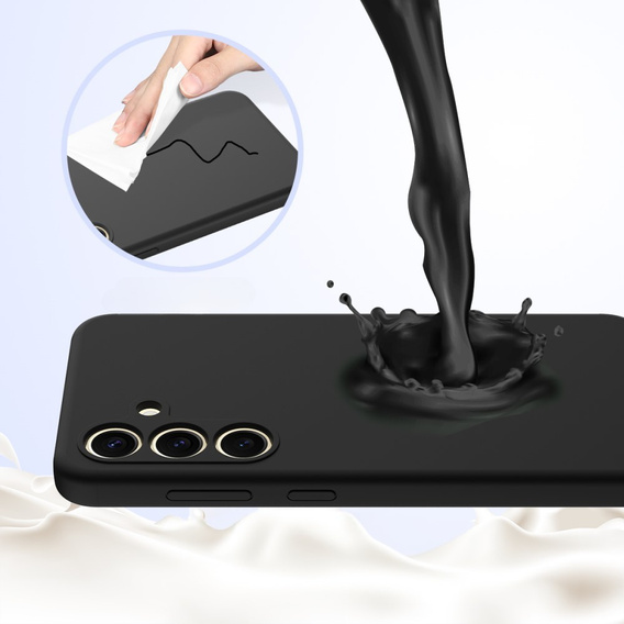 Чехол до Samsung Galaxy S24 FE, Silicone MagSafe, чёрный