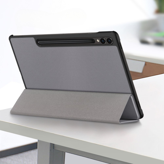 Чехол для Samsung Galaxy Tab S9 FE+ Plus, Smartcase с местом для стилуса, серый