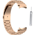 Браслет Stainless для  Samsung Galaxy Watch 4 / 4 Classic - Rose Gold