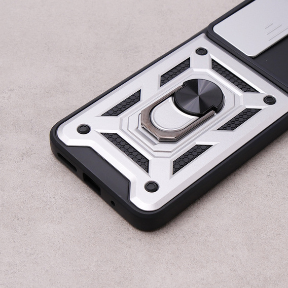 Чохол NOX Camera Slide Xiaomi Redmi 12, CamShield Slide, срібло