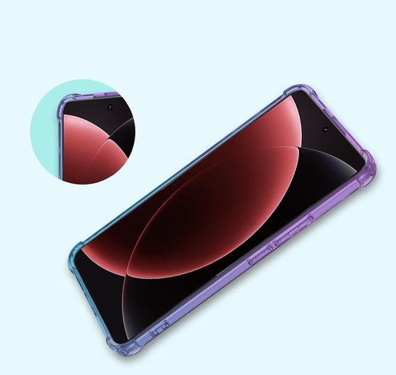 Чохол для Xiaomi 15 Ultra, Gradient Dropproof, Фіолетовий / синій