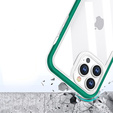 Чехол ERBORD Hybrid Frame для iPhone 13 Pro, Зелёный 