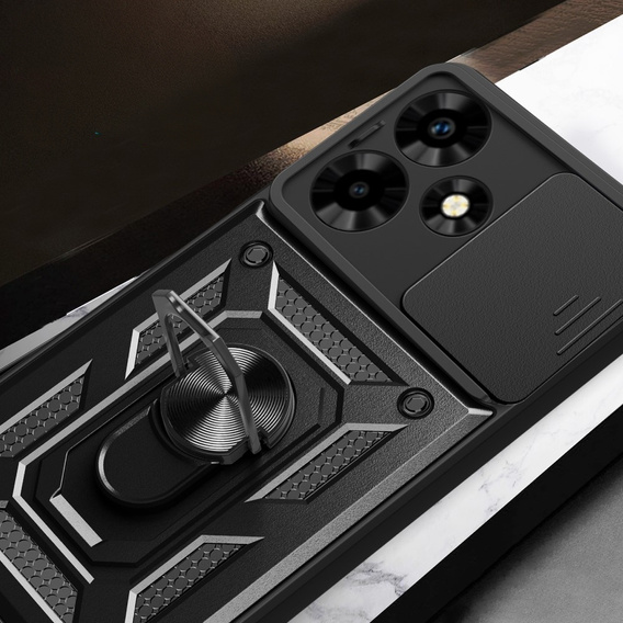 Чохол NOX Camera Slide Infinix Hot 30, CamShield Slide, чорний