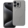 ERBORD Силіконовий чохол для iPhone 15 Pro Max, титановий сірий