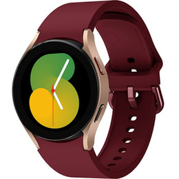 Силиконовый ремешок для Galaxy Watch 4 / 5, Wine Red