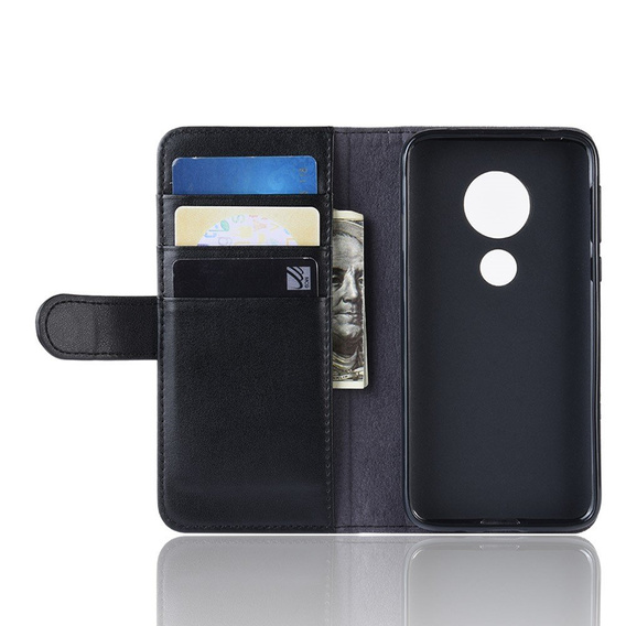 Откидной чехол для Motorola Moto G7 Play, Flexi Book, чёрный