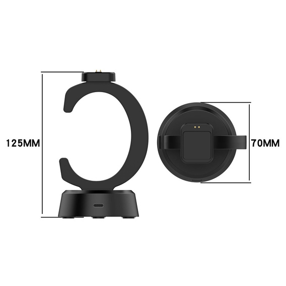 Зарядное устройство Realme Garmin Fenix 7/7S/7X/5/5S/5X/6/6S/6X - Black