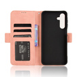 Футляр з клапаном для Samsung Galaxy A16, Card Slot, рожевий