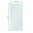 2x Загартоване скло для Realme GT Neo 3, ERBORD 9H Hard Glass на екрані