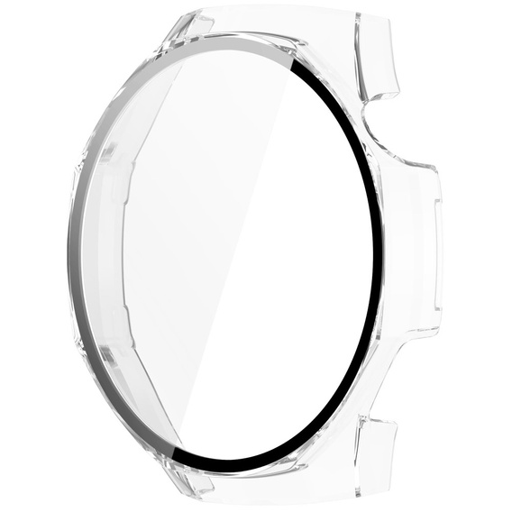 Чехол 2 в 1 + закаленное стекло для Huawei Watch GT 5 Pro 46mm, прозрачный