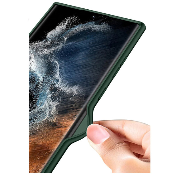 Чoхол до Samsung Galaxy S24 Ultra, GKK Slim CamShield, зелений