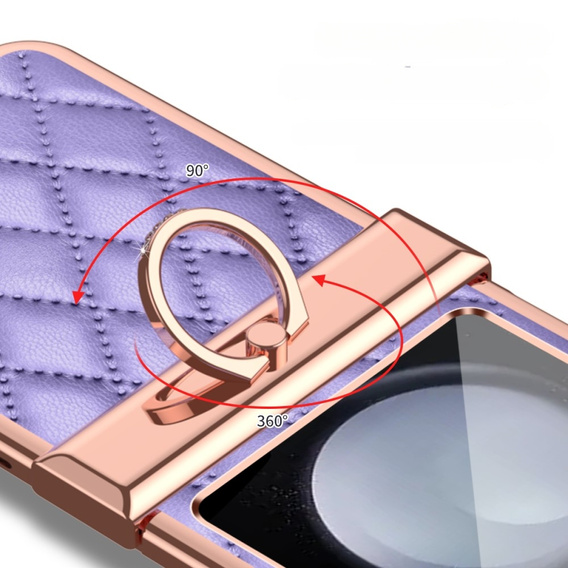 Чехол для Samsung Galaxy Z Flip5 5G, Electro Stitching, фиолетовый