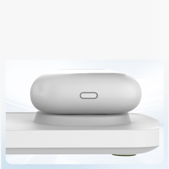 Индуктивное зарядное устройство Qi2 3in1 15 Вт для iPhone / Apple Watch / Airpods / Galaxy / Galaxy Watch / Galaxy Buds, белый