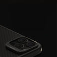 Чохол для iPhone 16 Pro Max, броньований Nillkin, Carbon Fiber, для Magsafe, чорний
