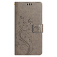 Откидной чехол для Samsung Galaxy A14 4G/5G, Mandala Flower, серый