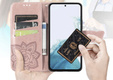 Откидной чехол для Samsung Galaxy A56, Butterfly, розовый rose gold