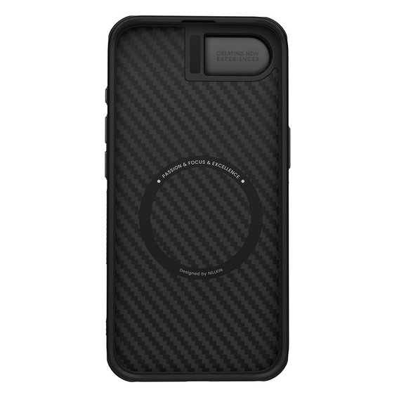 Чохол для iPhone 16e, броньований Nillkin, Carboprof Case, для Magsafe, чорний