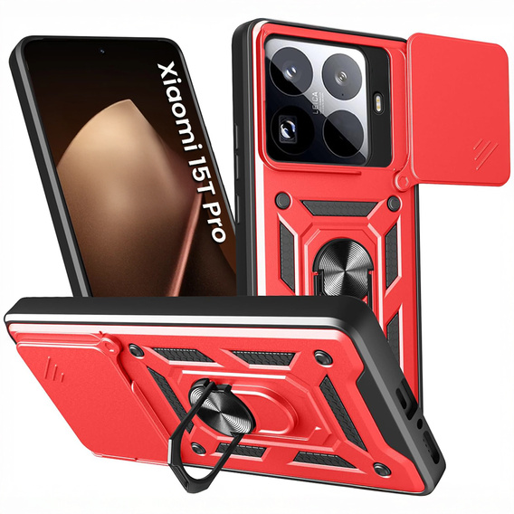 Бронированный чехол CamShield Slide с крышкой камеры и кольцом для Xiaomi 15T Pro